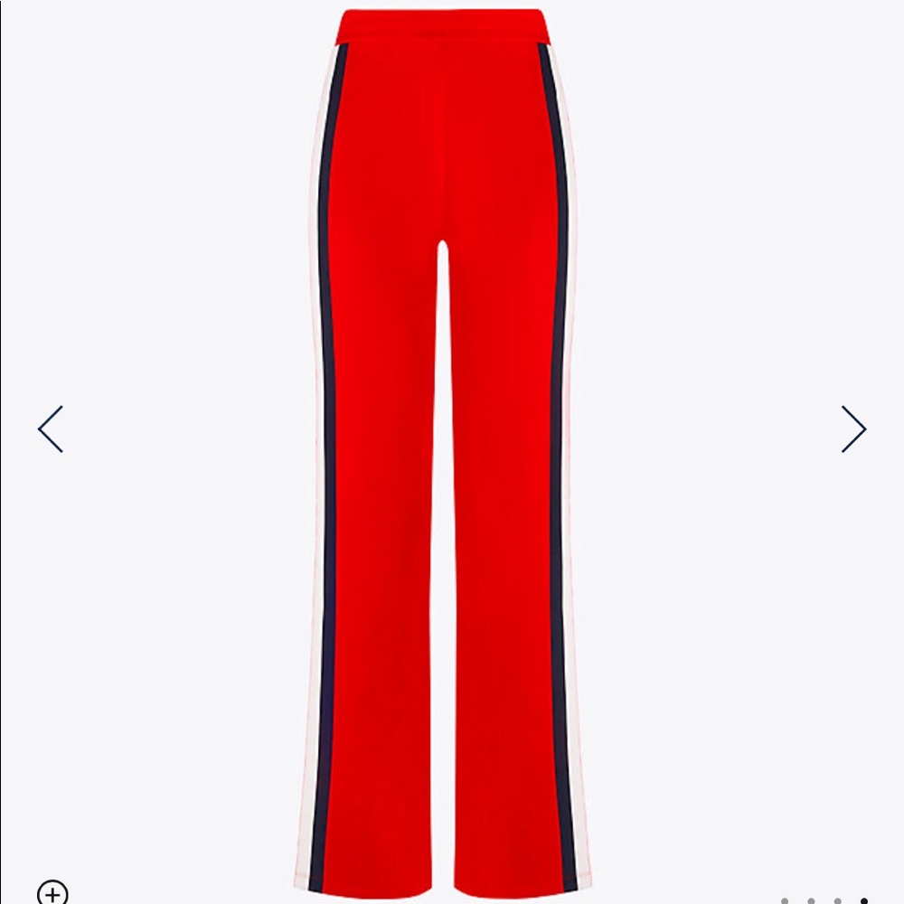 DOUBLE-STRIPE WIDE-LEG TRACK PANTS tory Sport